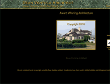 Tablet Screenshot of deanventolaarchitect.com